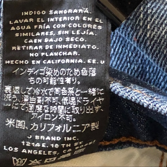 J Brand Landslide Slim Denim Jeans Size 25 New - Picture 8 of 8